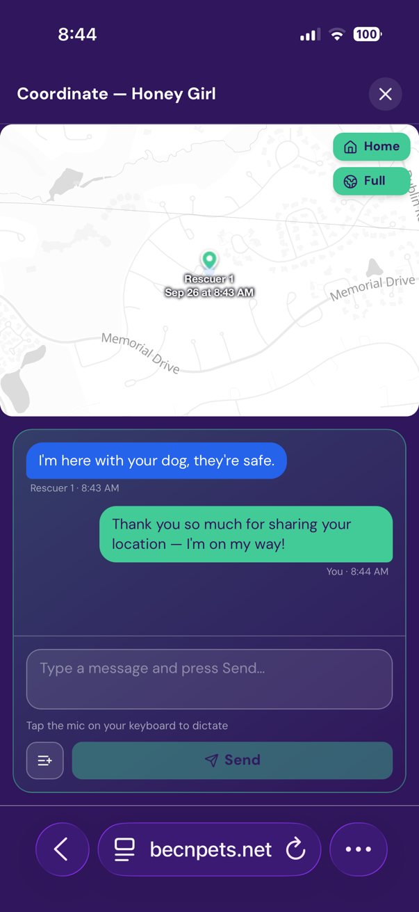 A conversation in progress.